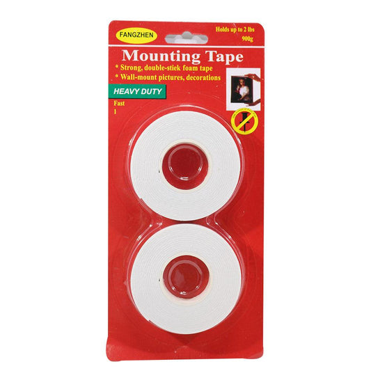 Mounting Tape Double Sided Sticky Wall Mount Picture Frame Craft Upto 2LBS 1 - 2