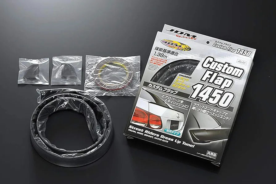 Rear Spoilers for Cars, Black or Carbon Fiber 3D Rubber Car Trunk Spoiler Roof Lip Trim Kit, Universal Automotive Exterior Accessory Punch-Free Tailgate Bumper Rear Spoiler Wing Sticker