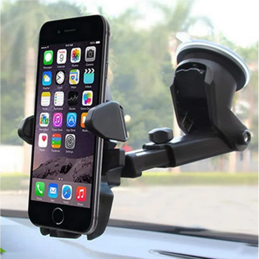 Universal Car Mount Holder for Mobile Phone with Suction Cup Rotating 360 Degree