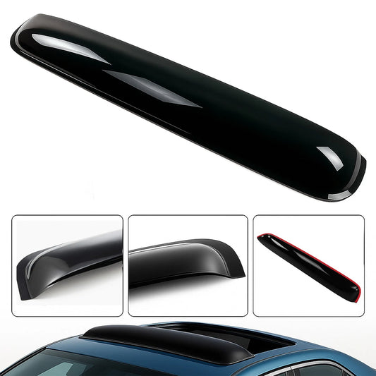 98 CM Type 1 Sunroof Rain Guard Roof Deflector Visor 3mm For Full Size Vehicle
