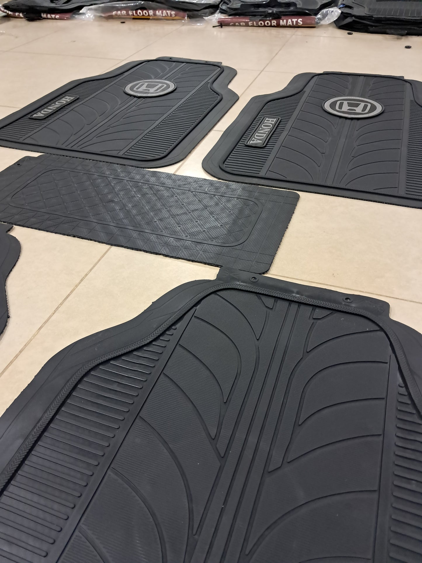 Honda Premium Line Rubber Mats – Waterproof Anti-Slip 5 Piece Set