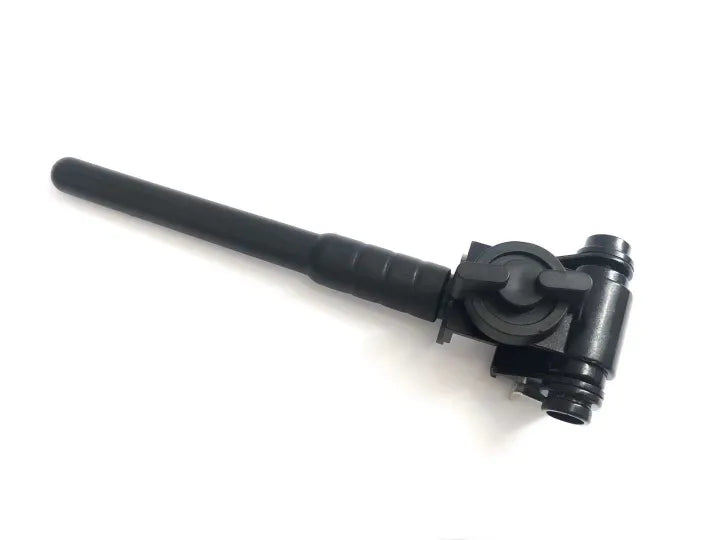 Universal Metal Silver And Black Tone Screw Fixing Car Roof Decorative Antenna Aerial