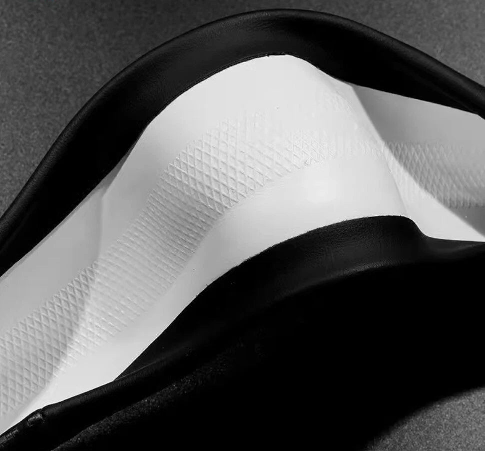 BMW Full Black Carbon Fibre+PU Leather Steering Wheel Cover