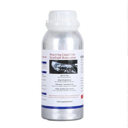 Car Headlight Scratch Repair Liquid, Headlight Restoration Kit Refill Bottle, Polishing Tool for Restore and Repair Dull Yellow Headlights, Car Headlight Scratch Restoring Fluid (1PC)
