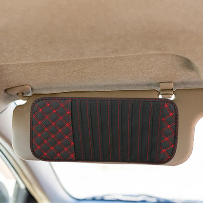 Generic Car Sun Visor Organizer Auto CD Holder Organization Sleeve Organizer Red Wire|Automotive Tools & Supplies | Other Auto Tools & Supplies