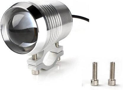 2 pcs Universal Fog Projector Light for All Bikes (15W, White Light, Single Unit), LED