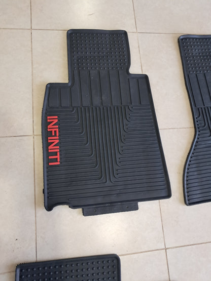 Infiniti G37 Sedan 2009–2013 Original Floor Mats – Full Set Premium Rubber Anti-Slip