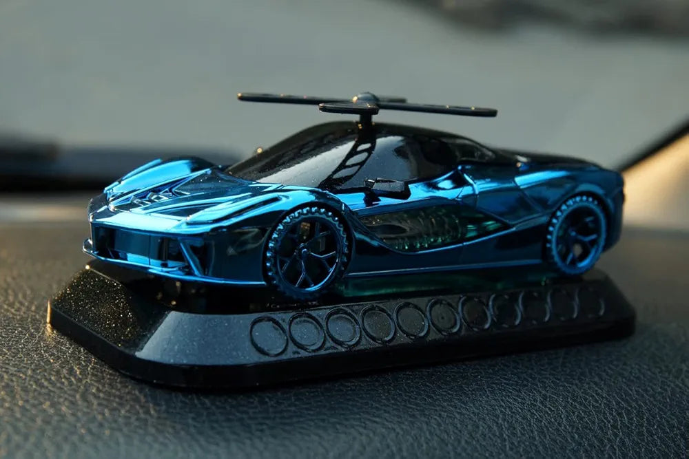 Car Solar Car Perfume intelligent Rotating Suspension Aromatherapy Car Fragrance