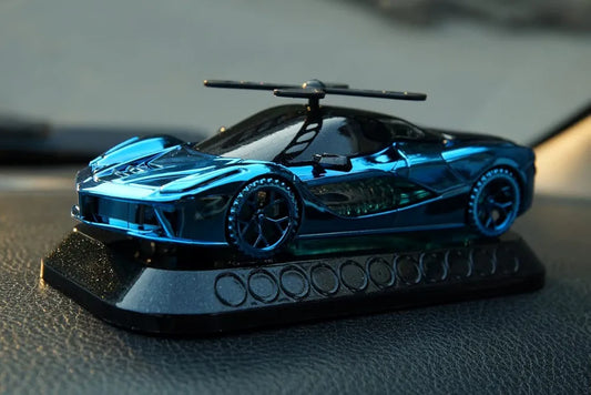 Car Solar Car Perfume intelligent Rotating Suspension Aromatherapy Car Fragrance