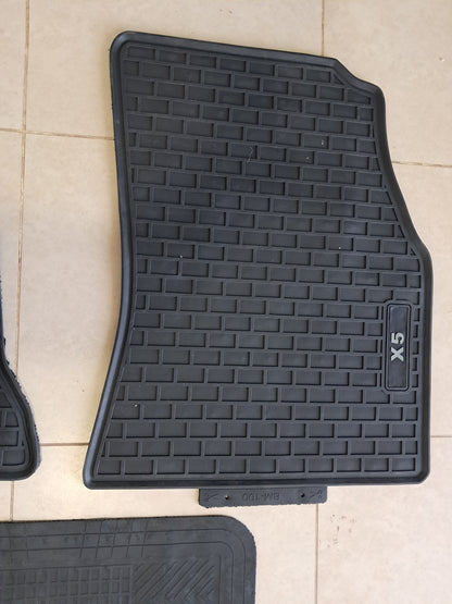BMW X5 E53 1999–2006 Original Rubber Floor Mats – Full Set Heavy Duty Anti-Slip