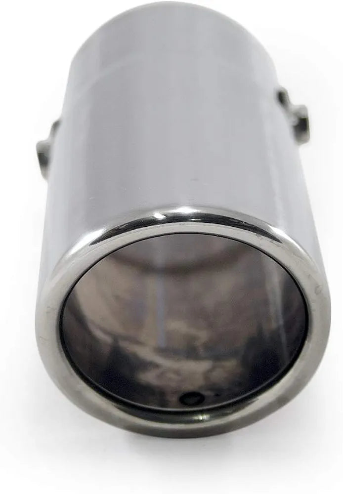 A7106 Exhaust Trim Tailpipe Universal Silencer Stainless Steel 7×7.5×15 CM Chrome AutoHobby