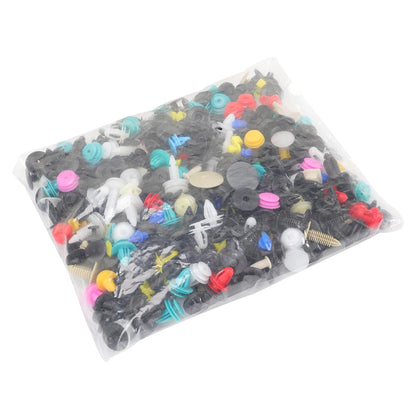 500pcs/pack Clips Car Body Push Pin Rivet Trim Moulding Fastener Screwdriver Kit