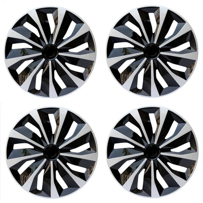 4pcs 15 Inch Wheel Cover Hub Cap Style B, Universal Fit for Steel Wheels with ABS Material Design Fits Most Cars Trucks SUVs
