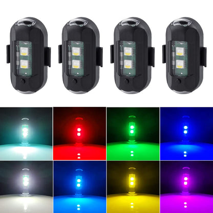 Car Strobe Lights USB Charging Emergency Lights