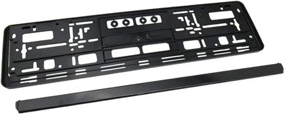 Euro License Plate Tag Holder Mount Adapter Bumper Frame Bracket New