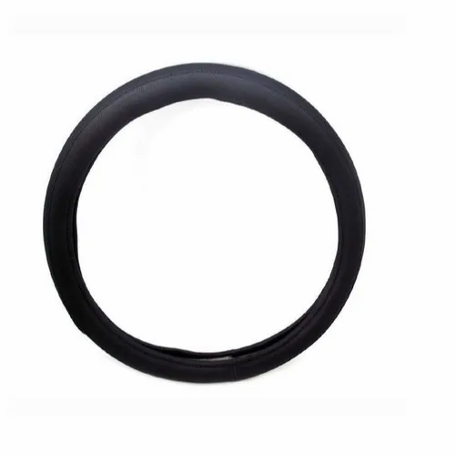 black steering wheel cover