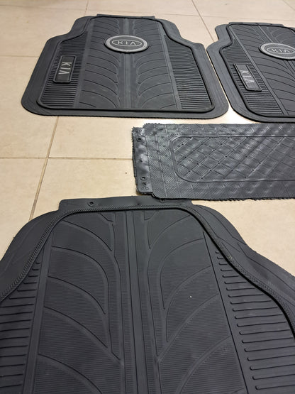 Kia Premium Line Rubber Mats – Waterproof Anti-Slip 5 Piece Set