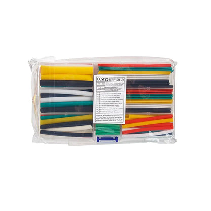 Pack of 140 Heat Shrink Tubing Set, Heat Shrink Tube Tubing Kit, 2:1 Cable Shrink Tube Set, Waterproof Shrink Connector, Heat Shrink Tube Tubing Kit, 7 Sizes, 5 Colours