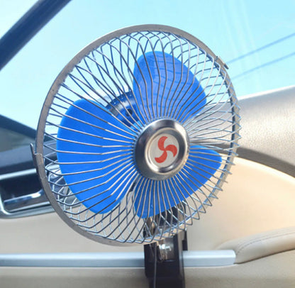 20.8 cm 8 Inch 12V Car Oscillating Fan Vehicle Auto Car Fan with Clip Cigarette Lighter Plug
