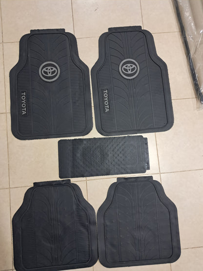 Toyota Premium Line Rubber Mats – Waterproof Anti-Slip 5 Piece Set