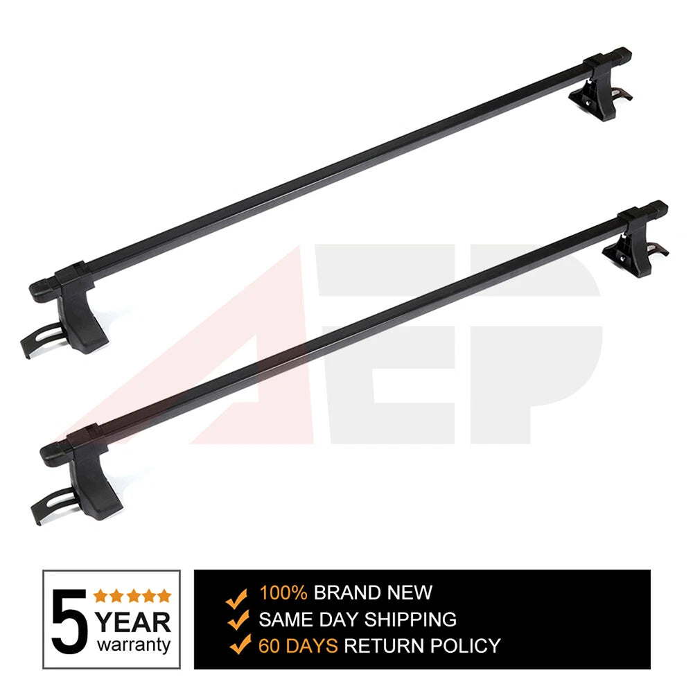 Universal Top Roof Rack Cross Bar Luggage For 4 Door Car SUV Truck Jeep