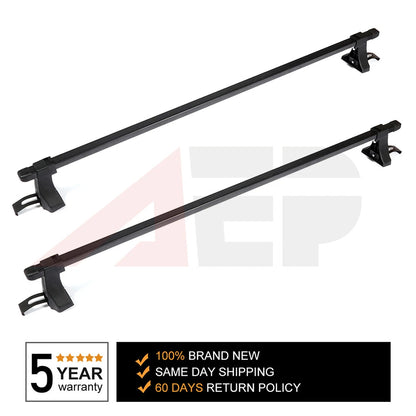 Universal Top Roof Rack Cross Bar Luggage For 4 Door Car SUV Truck Jeep
