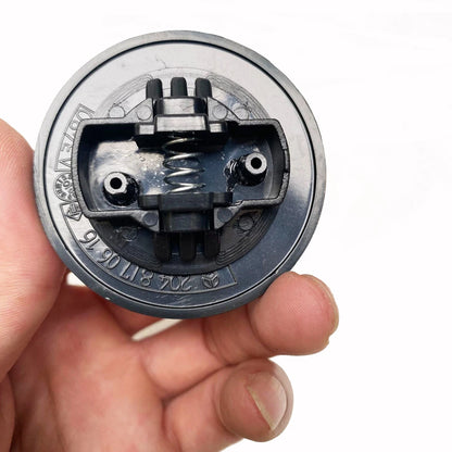 MERCEDES BENZ C E S CLASS FRONT HOOD BADGE GLOSS BLACK EMBLEM A2048170616 57MM