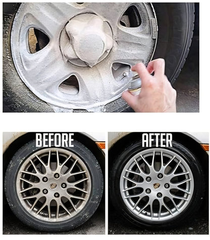 Car Wheel Cleaner for Alloy Steel and Plastic Wheels Special Foam Formula
