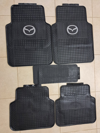 Mazda Heavy Duty Rubber Floor Mats – Universal 5PCS Set