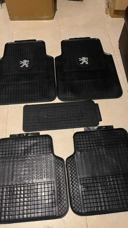 Peugeot Dynamic Rubber Floor Mats – All-Season Protection 5 Piece Set