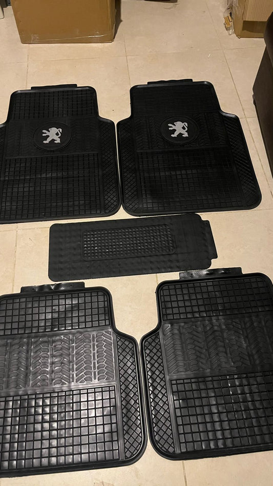 Peugeot Dynamic Rubber Floor Mats – All-Season Protection 5 Piece Set