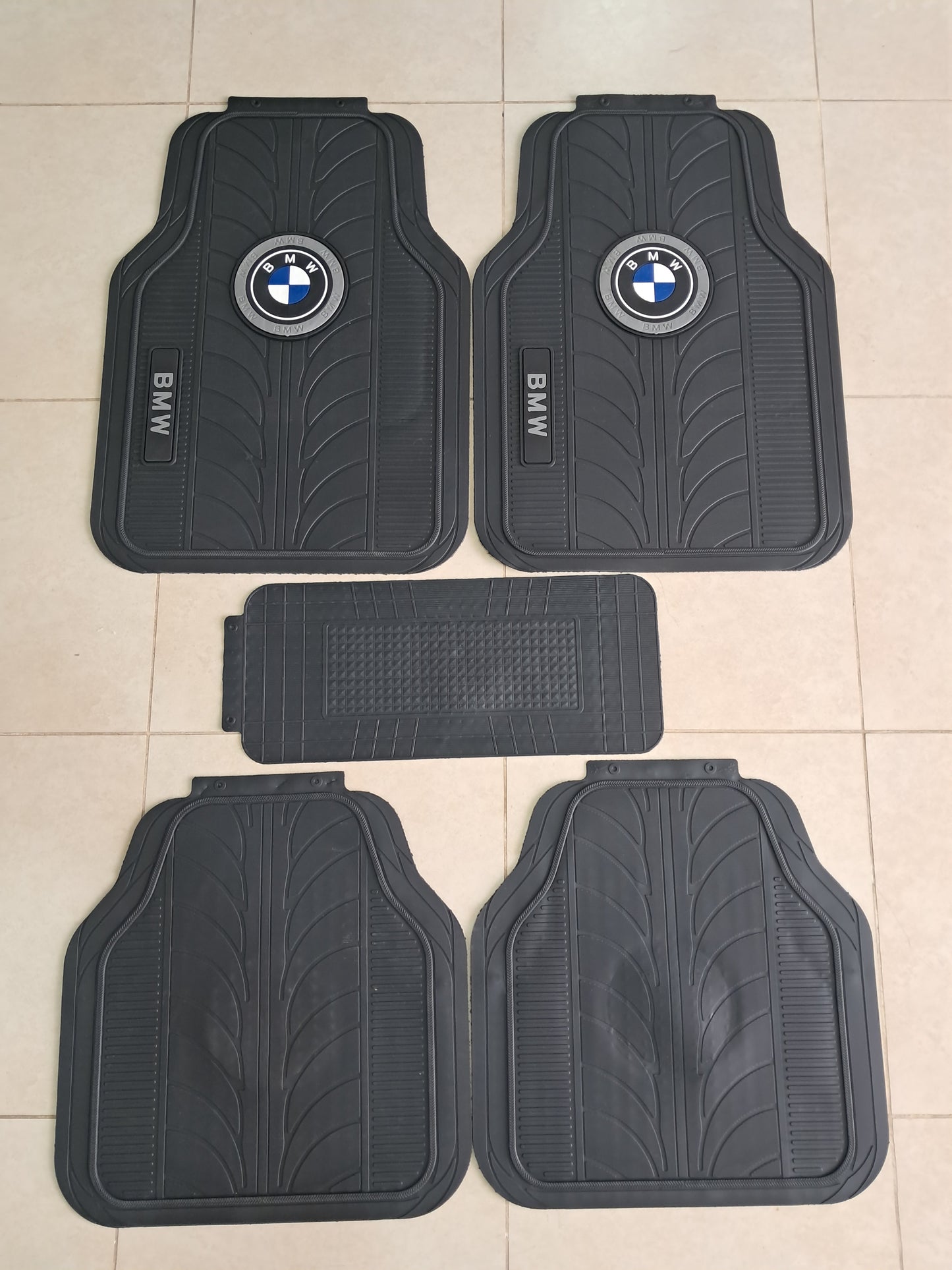 BMW Premium Line Rubber Mats – Waterproof Anti-Slip 5 Piece Set