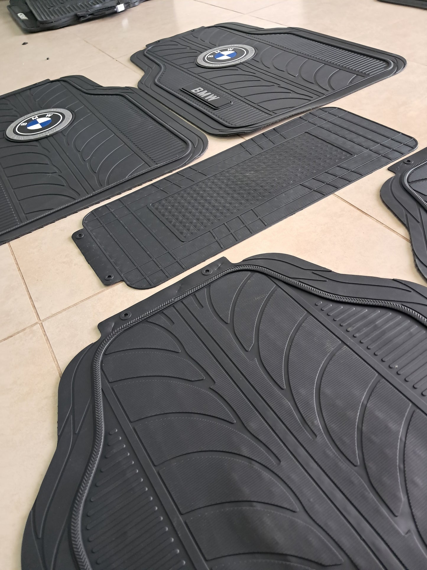 BMW Premium Line Rubber Mats – Waterproof Anti-Slip 5 Piece Set