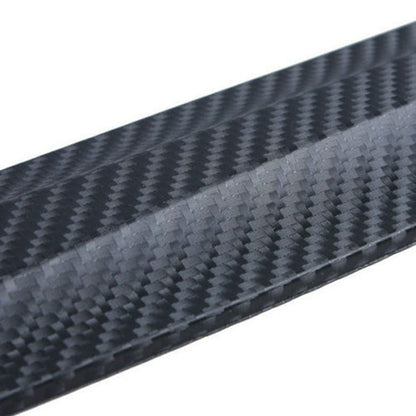2 Pieces Car Corner Protector Sticker, Carbon Fiber Style Front and Rear Bumper Protector Corner Protector Scratch Sticker(Black)