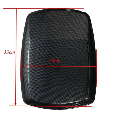 Universal Carbon Fiber Look Car Hood Vent Air Flow Intake Scoop Bonnet Cover