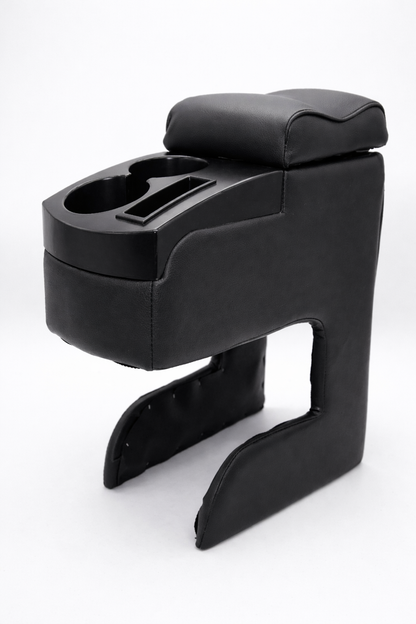 34×34×14 cm armrest with storage compartment and two cup holders, universal car center console storage box multifunctional plastic bracket armrest box for cars, vans, SUVs