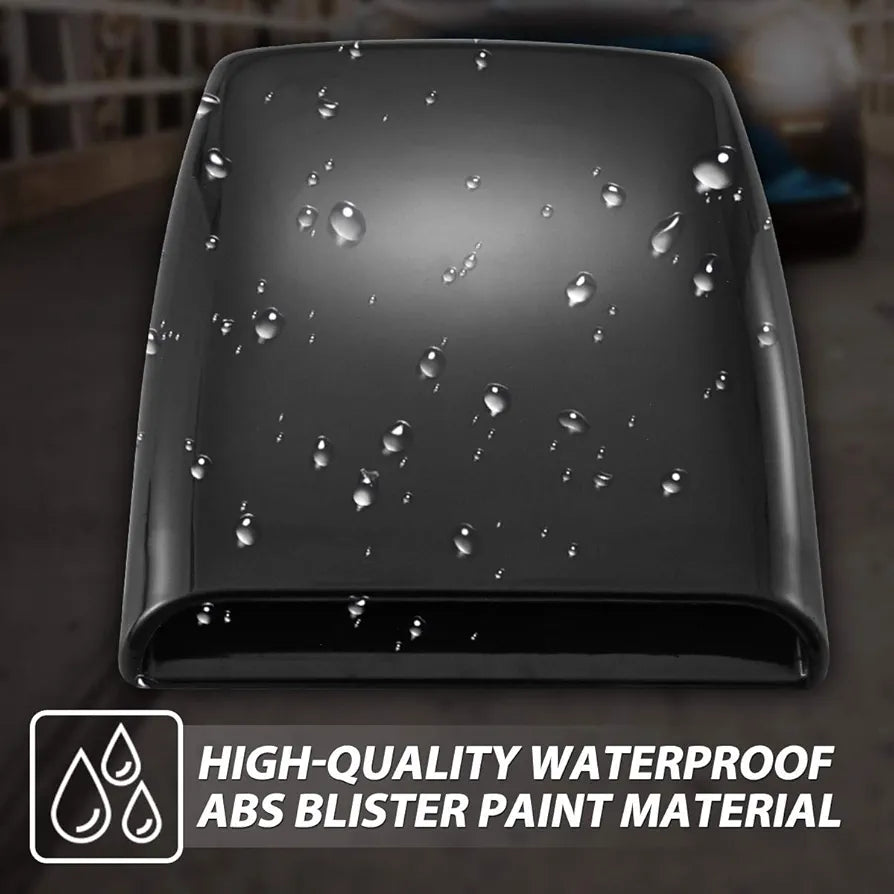 Universal Car Air Flow Decorative Intake Hood Scoop Turbo Bonnet Vent Cover