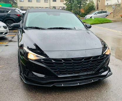 4PCS Universal Car Front Bumper Lip Chin Body Kit For All Cars.
