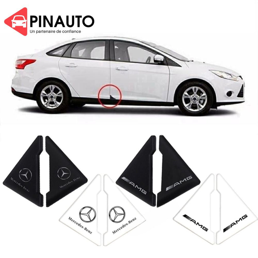 2pcs Custom Door Corner Protector with car logo