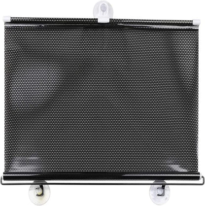 Blind Sun Visor PVC Black 58x125cm Cover Sunshade Retractable Useful