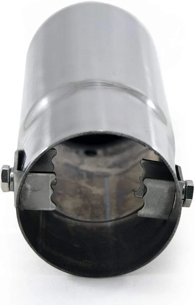 A7106 Exhaust Trim Tailpipe Universal Silencer Stainless Steel 7×7.5×15 CM Chrome AutoHobby