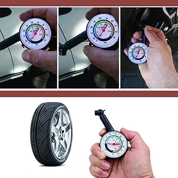Tire Pressure Gauge, Air Pressure Tester, Digital Tyre Inflator, Air Pressure Gauge, High Accuracy, Tire Pressure Gauge