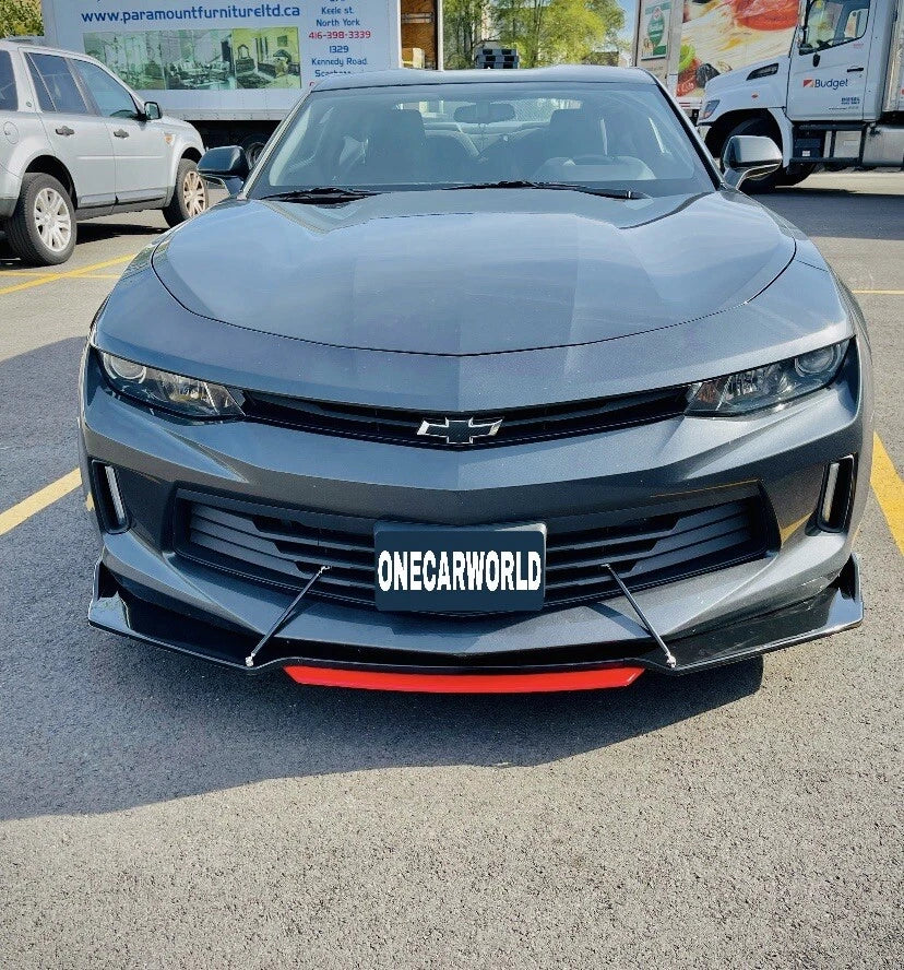 4PCS Universal Car Front Bumper Lip Chin Body Kit For All Cars.