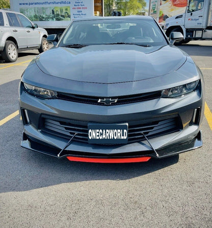 4PCS Universal Car Front Bumper Lip Chin Body Kit For All Cars.